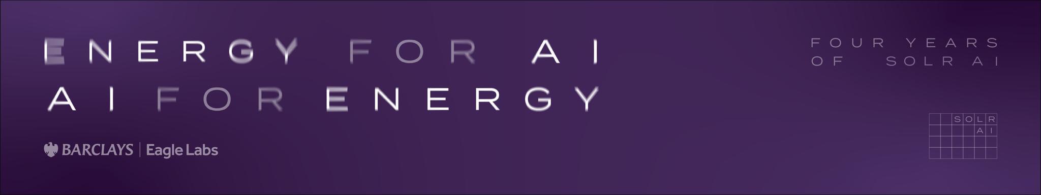 ENERGY FOR AI x AI FOR ENERGY